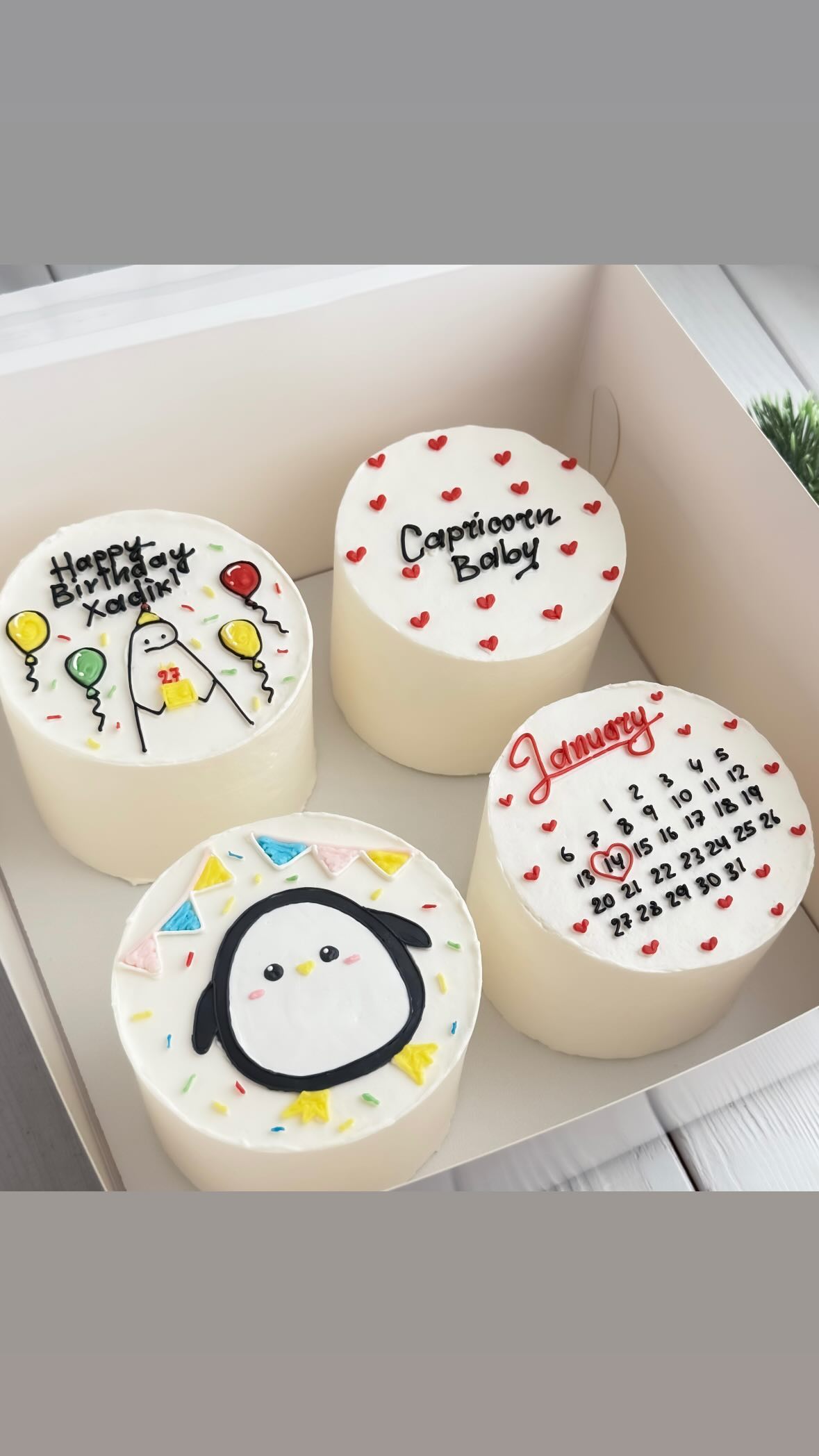 Bento tort Happy Birthday 4-X