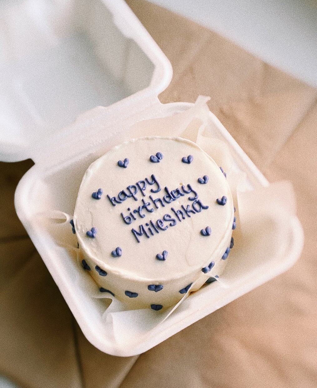 Bento tort HBD heart