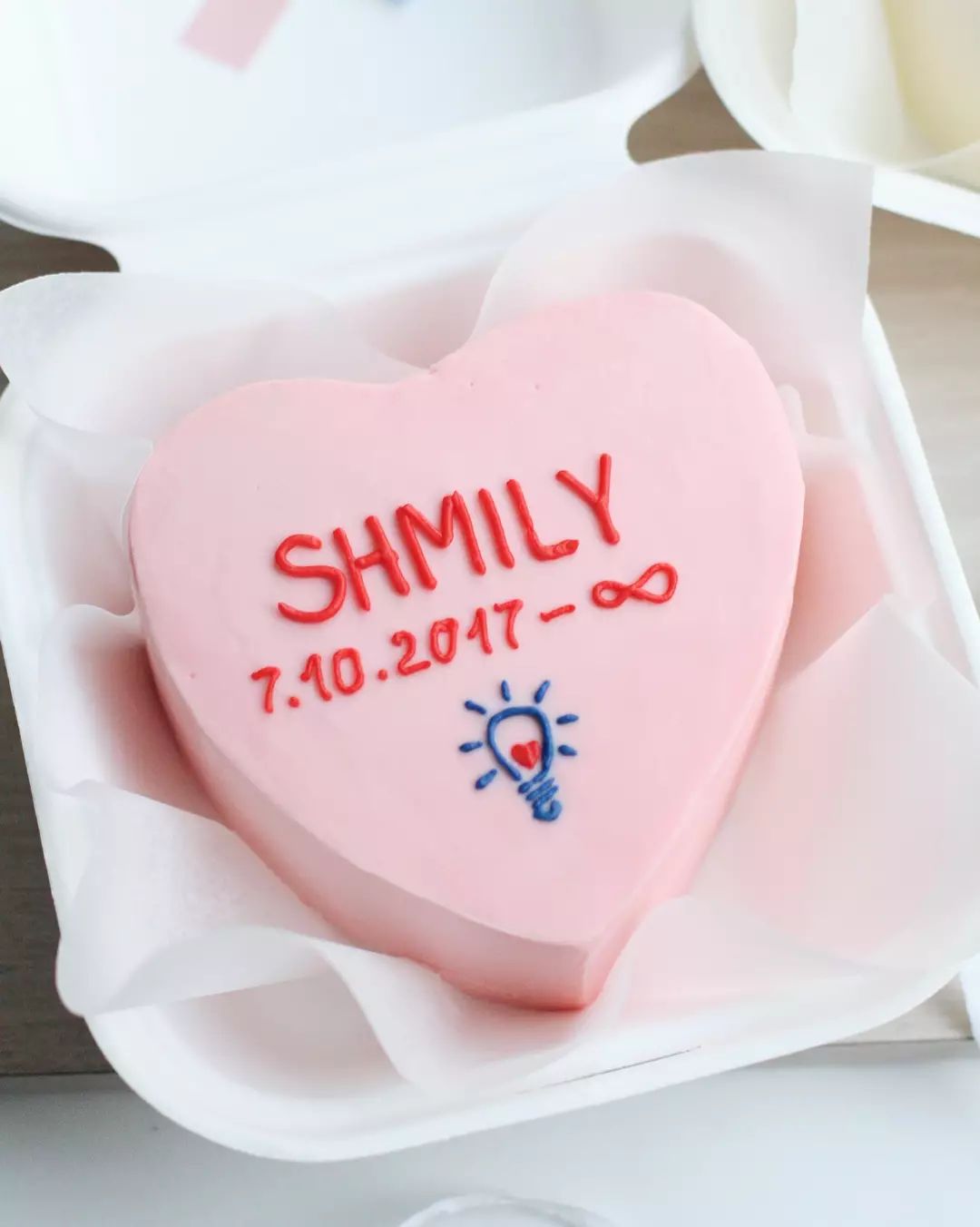 Bento tort Pink Heart