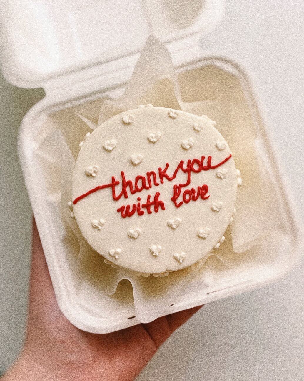 Bento tort Thank you with love