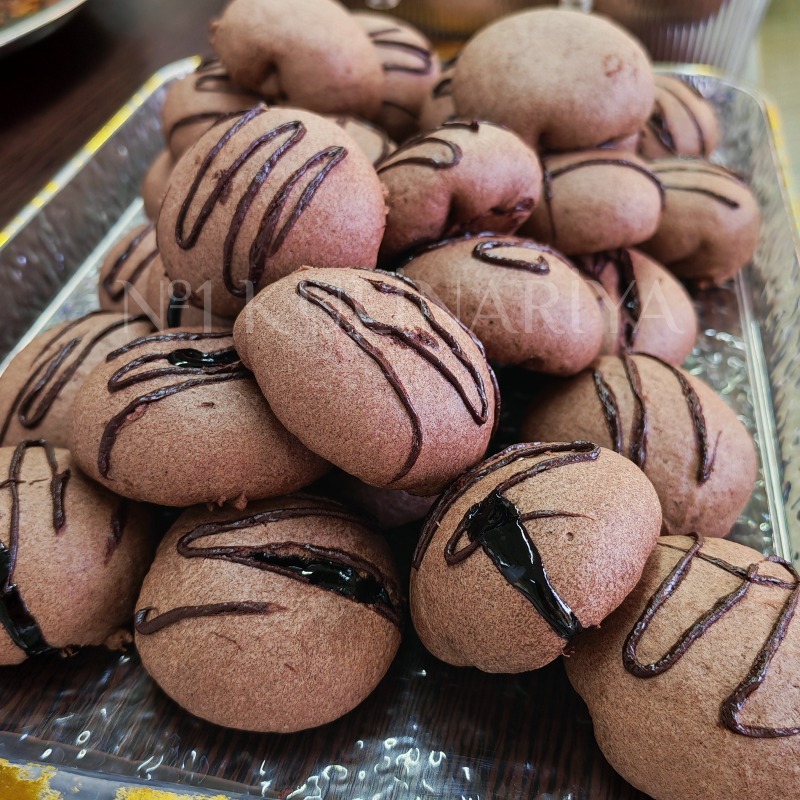 Nutella şokoladlı kurabiyə